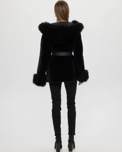 Shearling Lamb Reversible Jacket With Select Select Cashmere Goat Details