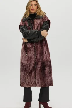 Shearling Lamb Stroller Detachable Leather Sleeves