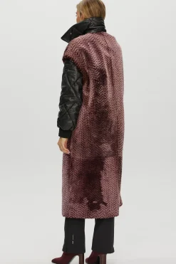 Shearling Lamb Stroller Detachable Leather Sleeves