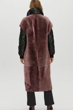 Shearling Lamb Stroller Detachable Leather Sleeves