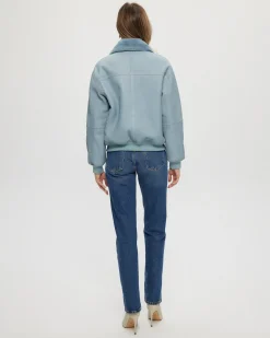 SHEARLING LAMB ZIP JACKET