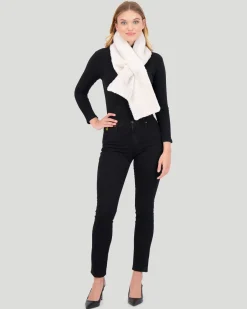 Silky Select Shearling Lamb Pull-Through Scarf