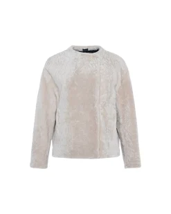 Textured Shearling Lamb Jacket